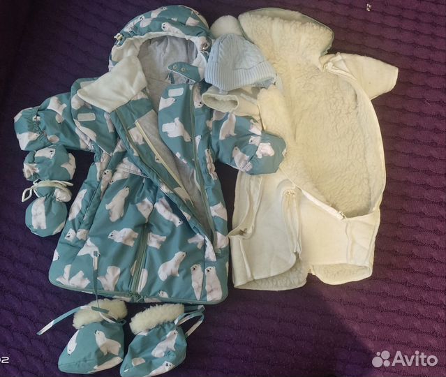 Детский комбинезон трансформер 2 в 1 (зима)