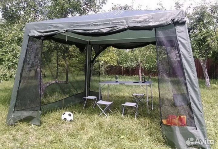 Тент шатер для дачи