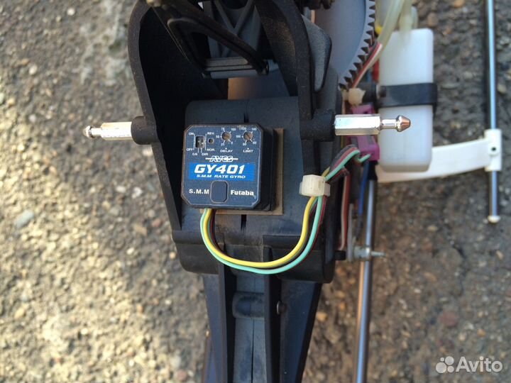 Р/у вертолет raptor 50 собранный с двс, с электр