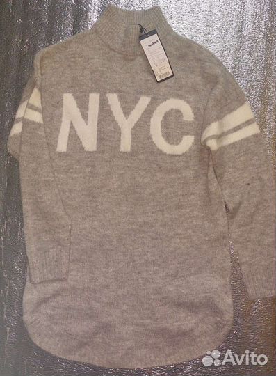 Новое платье теплое зимнее свитшот толствка