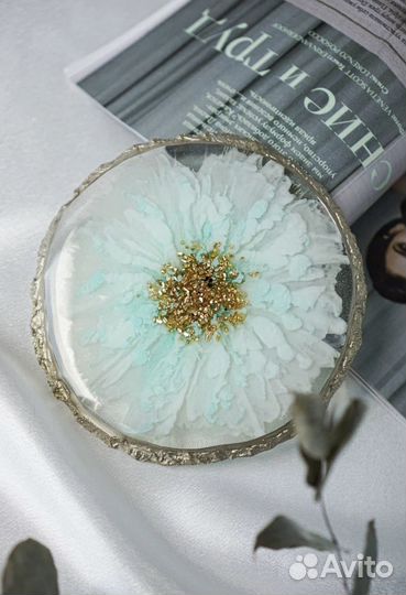 Подстаканник, костер, эпоксидная смола