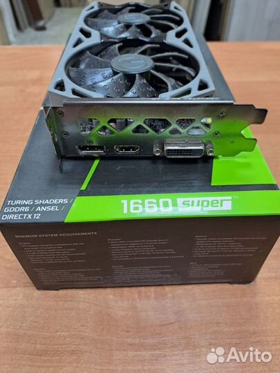 Видеокарта gtx 1660 super 6gb