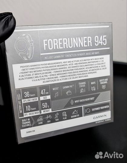 Garmin Forerunner 945 premium GPS часы/Новые