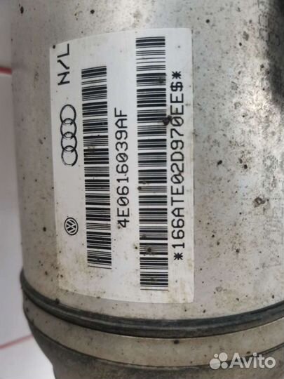 Передние пневмостойки audi a8 оригинал 2шт