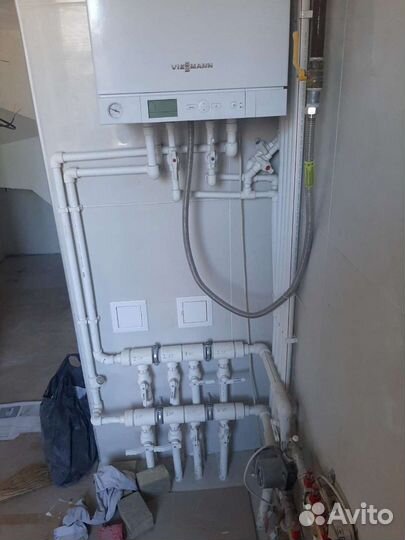 Монтаж отопления,канализации,водопровод и теплый п