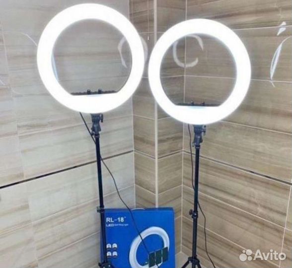Кольцевые лампы +штатив 2 метра