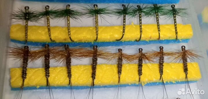 Набор сухих мушек, 128 шт