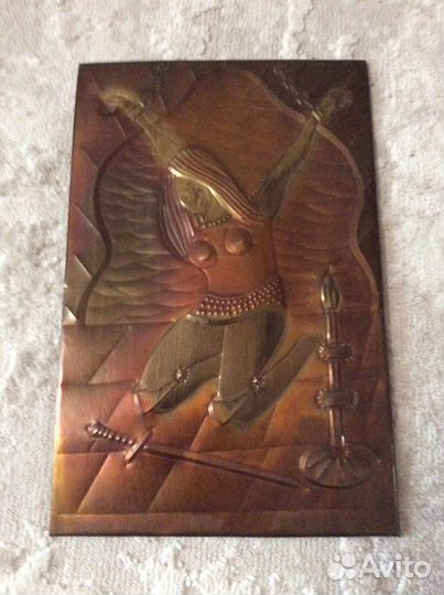 Чеканки медь, 3 шт. СССР