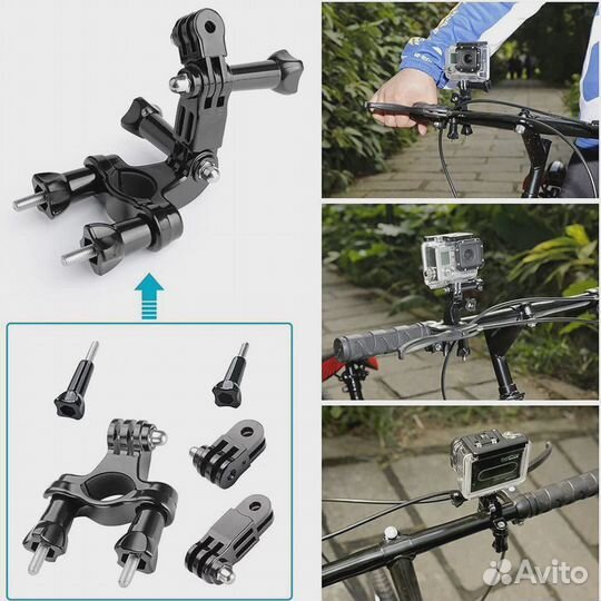 Набор аксессуаров 58 в 1 для экшн-камеры GoPro нов