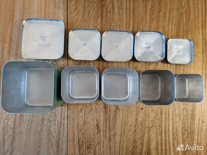 Алюминиевые контейнеры для сыпучих продуктов СССР