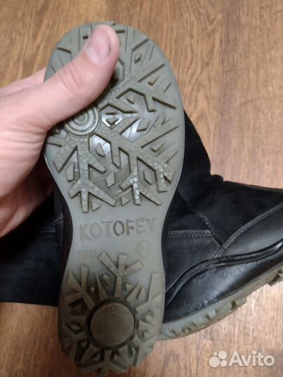 Зимние сапоги для девочки р.34