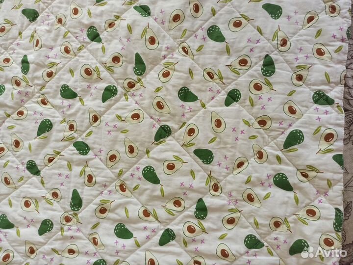 Стеганое зимнее одеяло в коляску 75*75 см