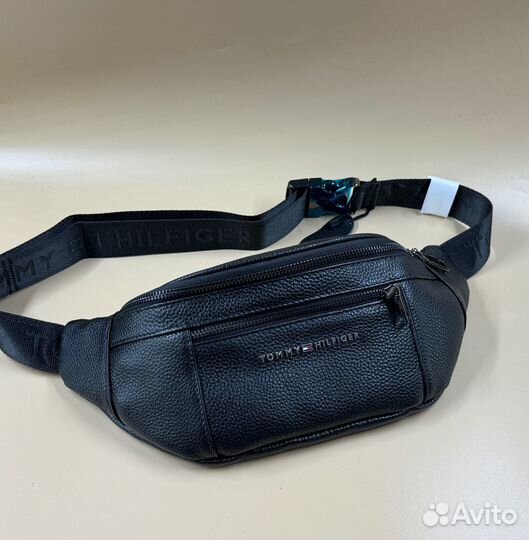 Сумка поясная Tommy Hilfiger кожаная