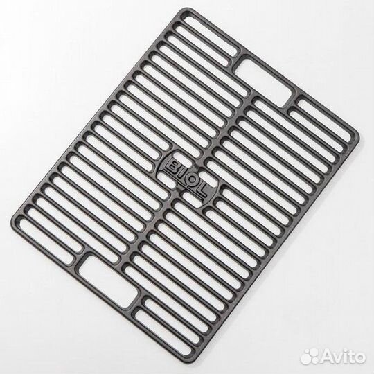 Решетка-гриль чугунная 420x250x10 мм биол