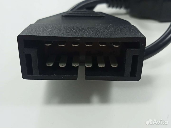 Переходник ваз GM 12 GM12 джиэм pin на OBD2 16 pin