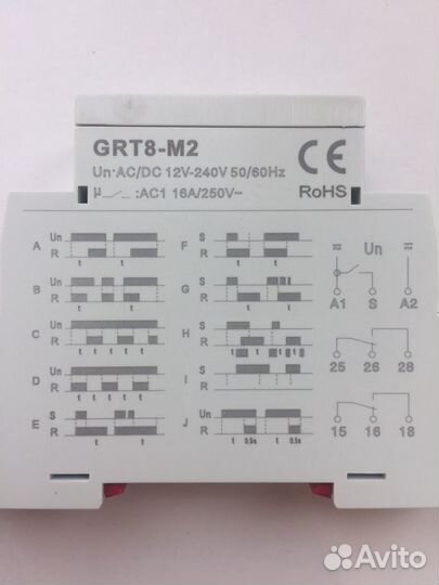 Реле времени универсальное GRT8-M2