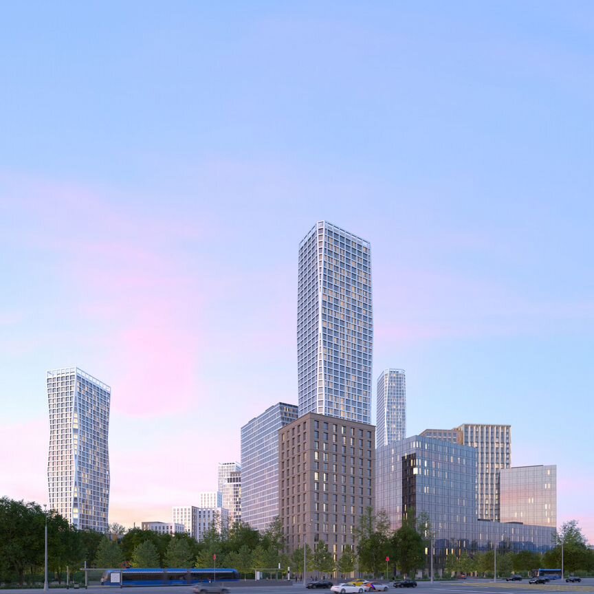 2-к. квартира, 75,1 м², 10/25 эт.