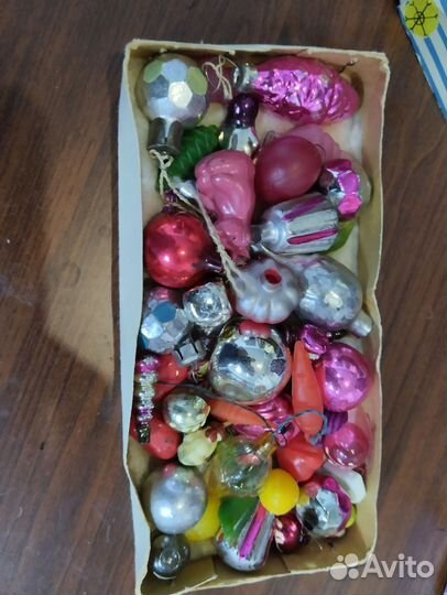 Елочные игрушки СССР набор малютка