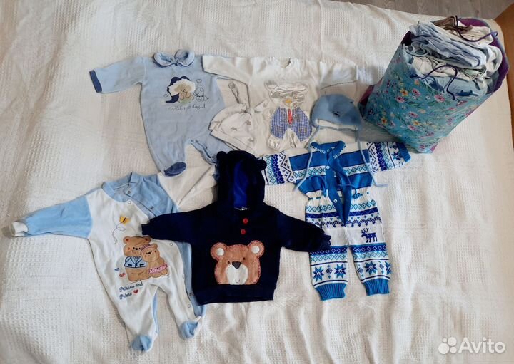 Одежда пакетом 62- 68 размер