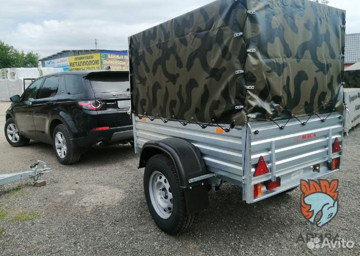 Внедорожный прицеп 10.026 с тентом 128 см