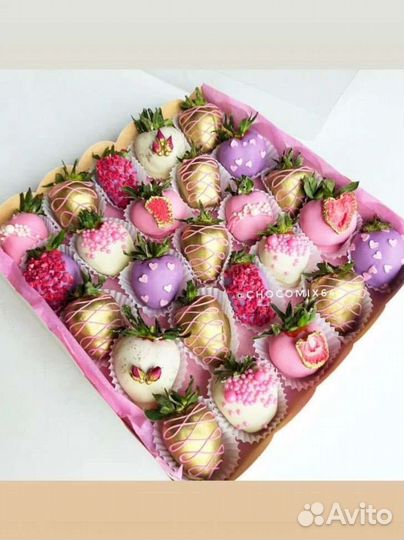 Клубника в шоколаде, бокс 