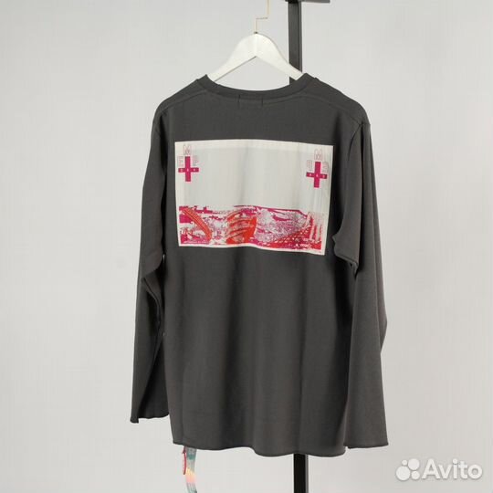 Лонгслив cav empt серый унисекс
