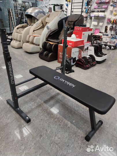 Скамья для жима со стойками Oxygen springfIeld