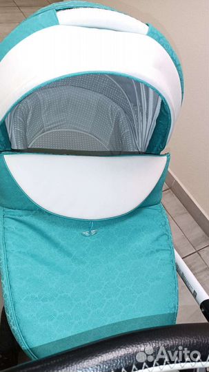 Коляска 2 в 1 эко кожа