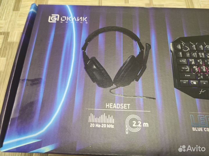 Игровой набор Oklick HS-HKM100G