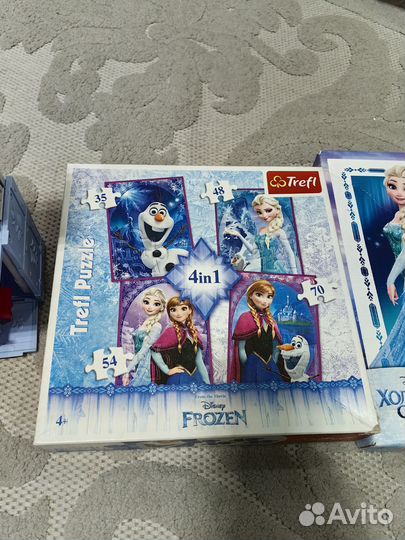 Холодное сердце замок пазл пакетом