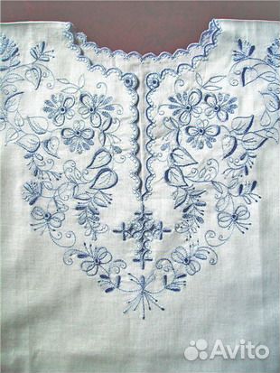 Крестильная рубашка для мальчика 91с