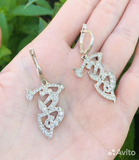 Серебряные серьги