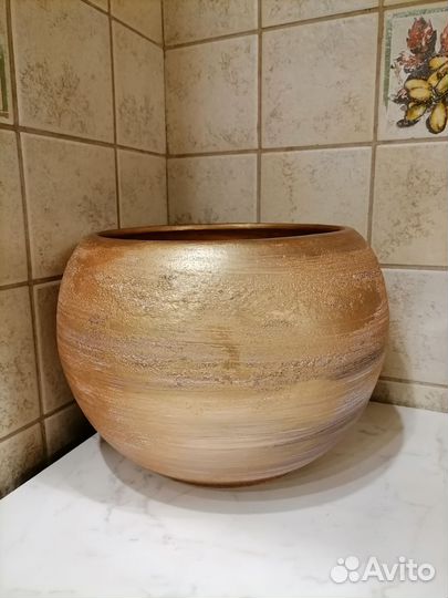 Вазон керамический