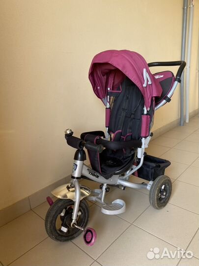 Детский велосипед с родительской ручкой