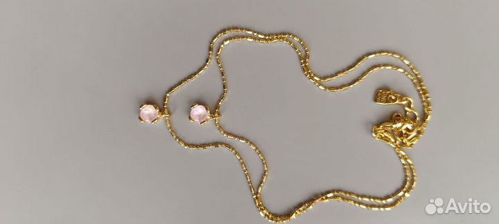 Uno DE 50 ожерелье Aura Pink новое
