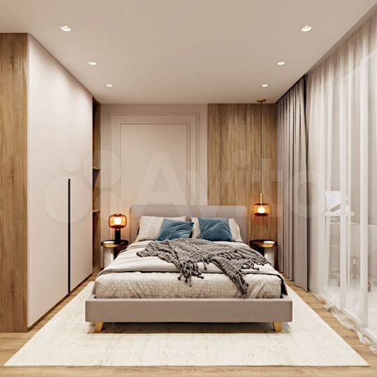 2-к. квартира, 50 м², 3/12 эт.