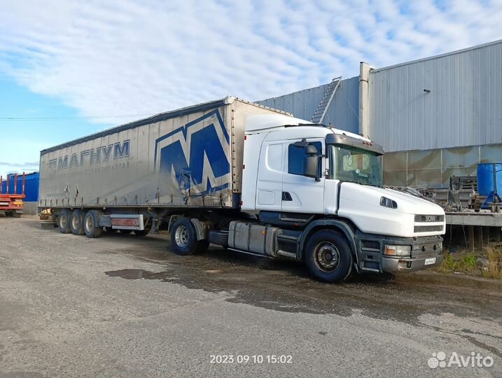 Scania 124L с полуприцепом, 2003