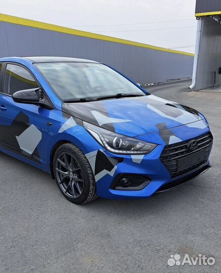 Накладка на зеркала Hyundai Solaris 2