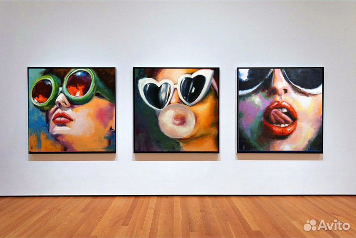 Картина с стиле поп арт 