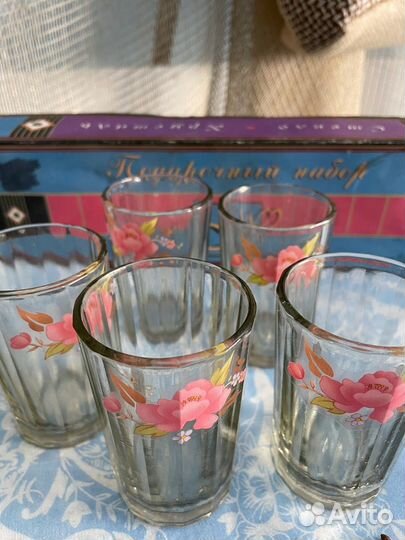 Стаканы граненые СССР