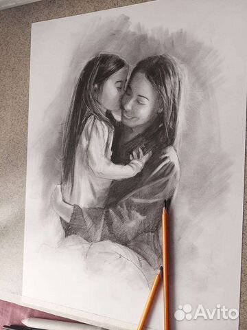 Картина на заказ,потрет по фото