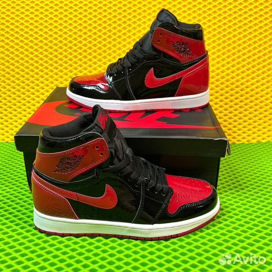 Кеды Nike Air Jordan 1 high Patent