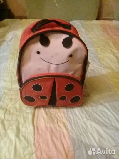 Сумка детская на колесах. Божья коровка