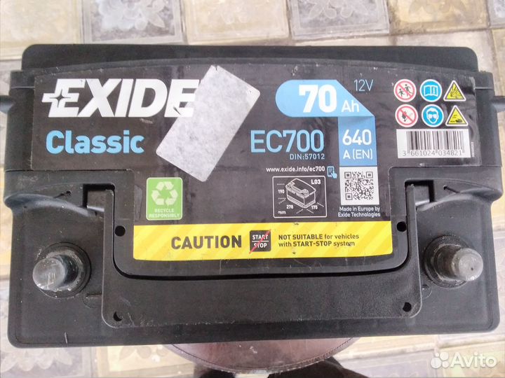 Продам аккумулятор бу