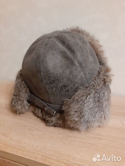Шапка ушанка мужская натуральный мех