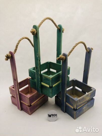 Ящик деревянный подарочный