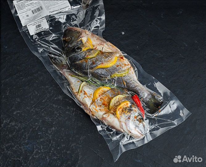 Дорадо рыба. Подготовлена к ужину