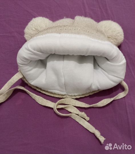 Зимняя шапочка для малыша