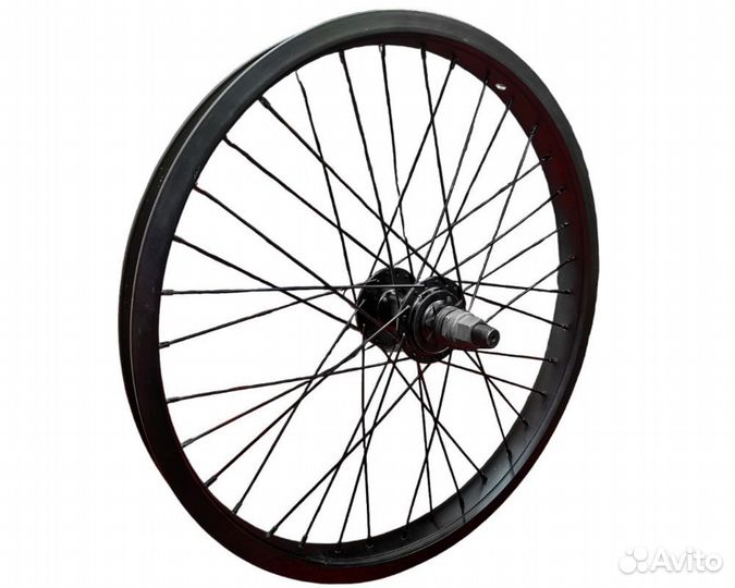 Обод 20 задний алюм. одностеночный для BMX, 36 отв