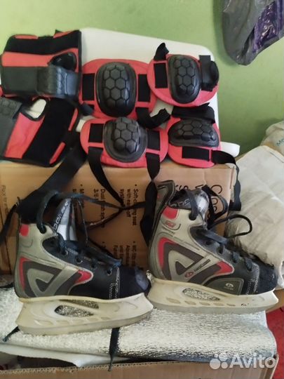 Коньки хоккейные детские